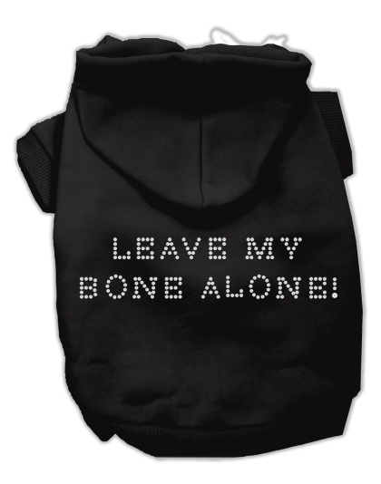 Leave My Bone Alone! Hoodies Black L