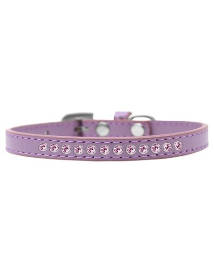 Light Pink Crystal Size 10 Lavender Puppy Collar