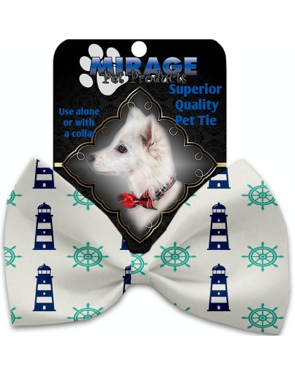 Lighthouses Pet Bow Tie