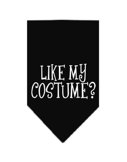 Like my costume? Screen Print Bandana Black Large