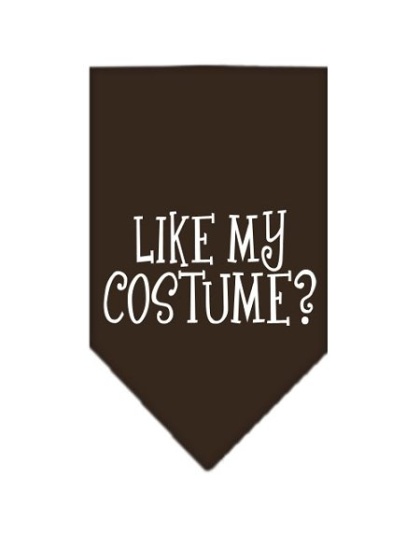 Like my costume? Screen Print Bandana Cocoa Large