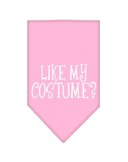 Like my costume? Screen Print Bandana Light Pink Large