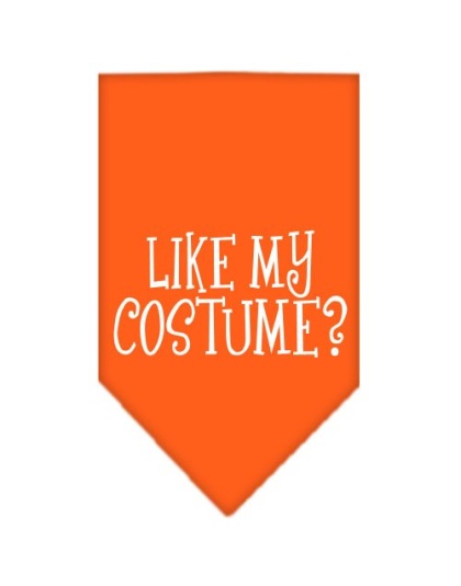 Like my costume? Screen Print Bandana Orange Large