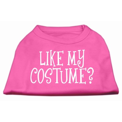 Like my costume? Screen Print Shirt Bright Pink L