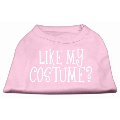 Like my costume? Screen Print Shirt Light Pink L