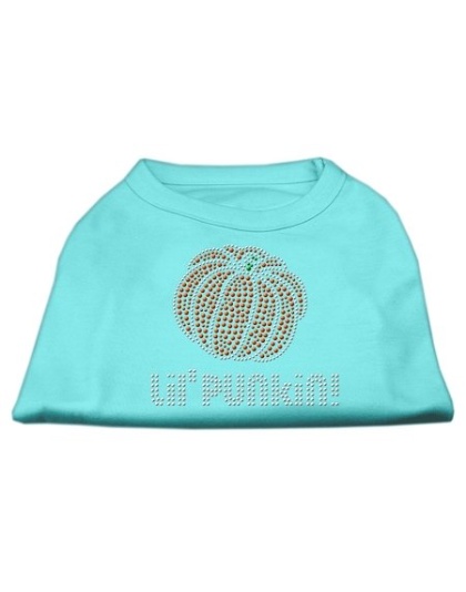 Lil' Punkin' Rhinestone Shirts Aqua L