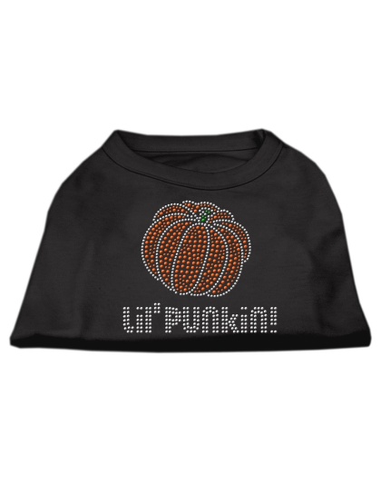 Lil' Punkin' Rhinestone Shirts Black L