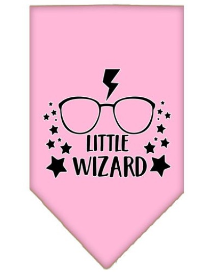 Little Wizard Screen Print Bandana Light Pink Large