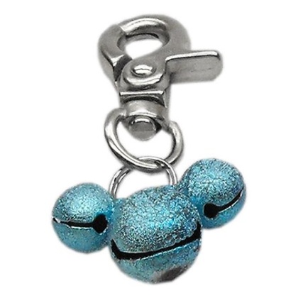 Lobster Claw Bell Charm Aqua