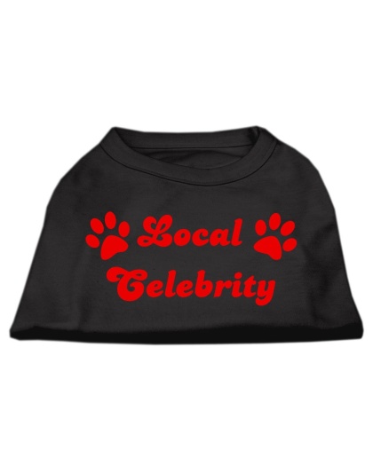 Local Celebrity Screen Print Shirts Black Lg