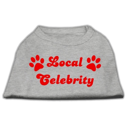 Local Celebrity Screen Print Shirts Grey Lg