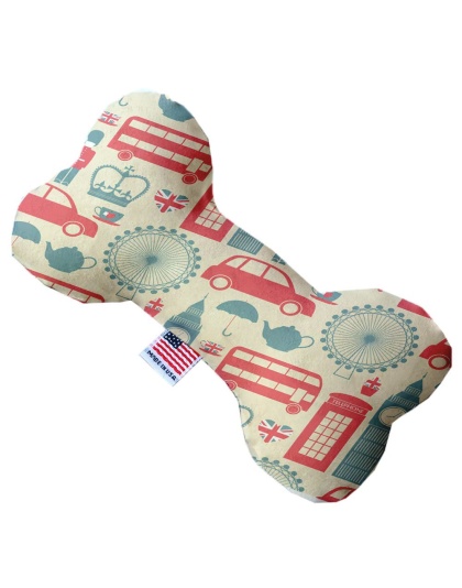 London Love 10 inch Canvas Bone Dog Toy