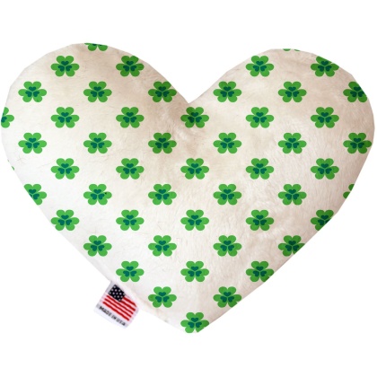 Lucky Charms 6 inch Canvas Heart Dog Toy