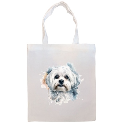 Maltese Canvas Tote Bag Style2