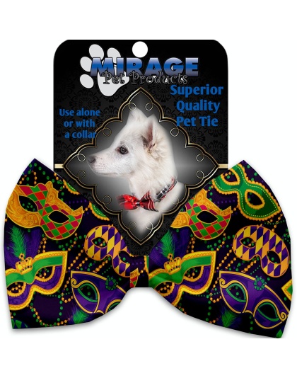 Mardi Gras Masquerade Pet Bow Tie