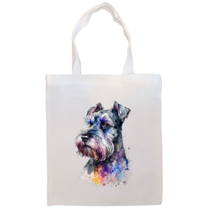 Miniature Schnauzer Canvas Tote Bag Style2