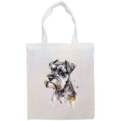 Miniature Schnauzer Canvas Tote Bag Style3