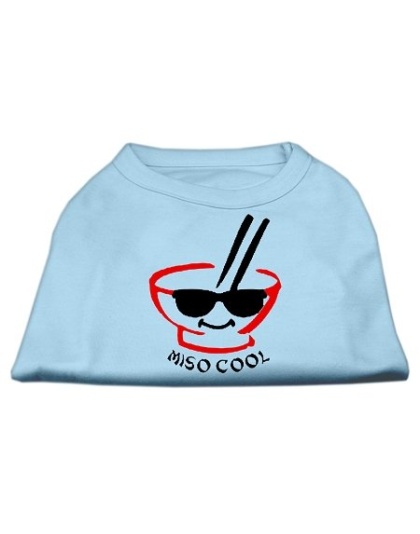 Miso Cool Screen Print Shirts Baby Blue Lg