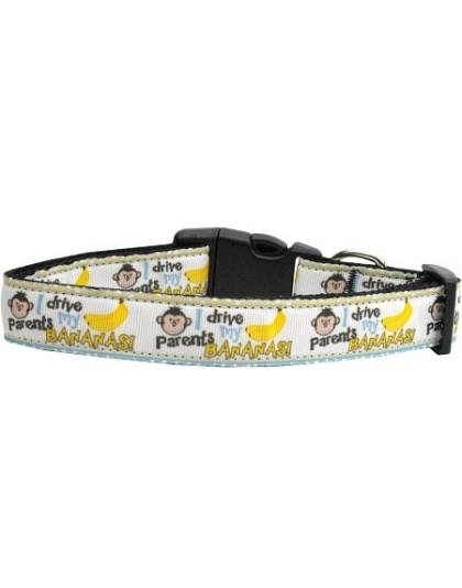 Monkey Madness Nylon Cat Collar