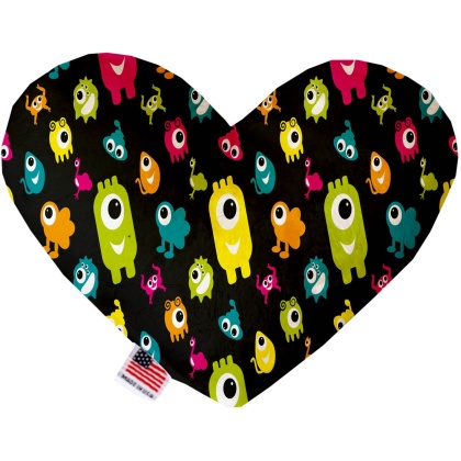 Monster Zoo 6 Inch Canvas Heart Dog Toy