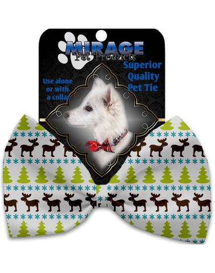 Mountain Moose Pet Bow Tie Collar Accessory with Velcro