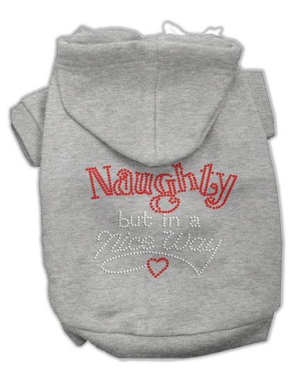 Naughty But Nice Hoodies Grey L