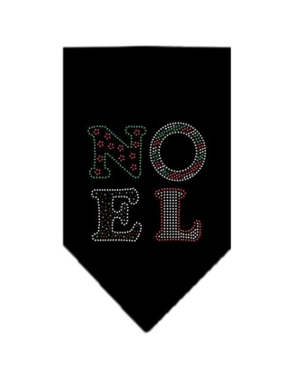 Noel Rhinestone Bandana Black Large