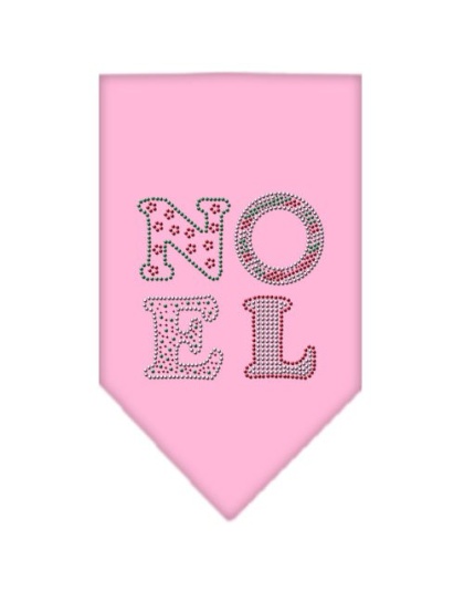 Noel Rhinestone Bandana Light Pink Large