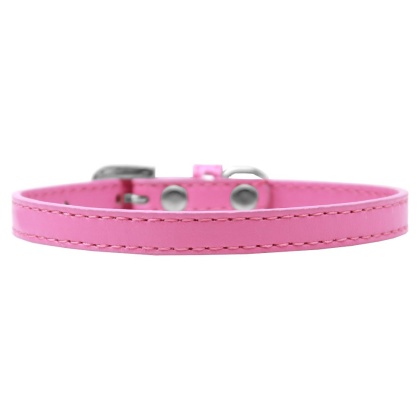 Omaha Plain Puppy Collar Bright Pink Size 10