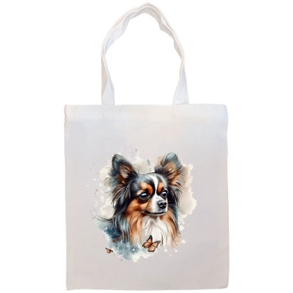 Papillon Canvas Tote Bag Style4