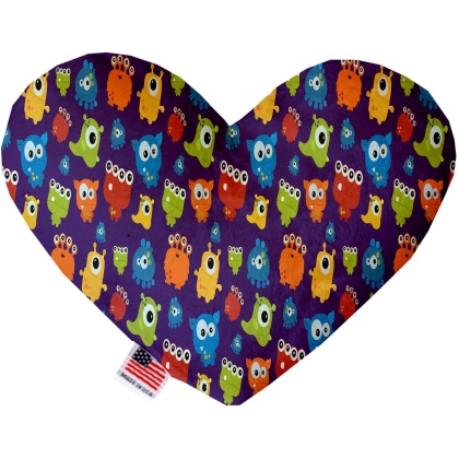 Party Monsters 6 Inch Canvas Heart Dog Toy