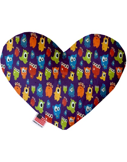 Party Monsters 6 Inch Canvas Heart Dog Toy