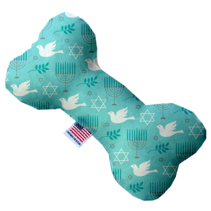 Peace and Hannukah 10 Inch Bone Dog Toy