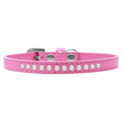 Pearl Size 10 Bright Pink Puppy Collar