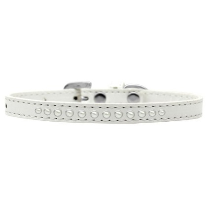 Pearl Size 10 White Puppy Collar