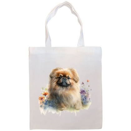 Pekingese Canvas Tote Bag Style1