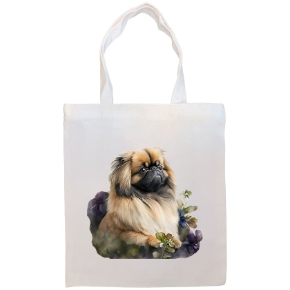 Pekingese Canvas Tote Bag Style3