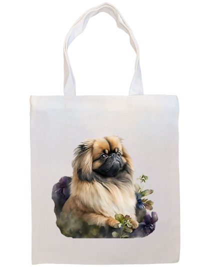 Pekingese Canvas Tote Bag Style3