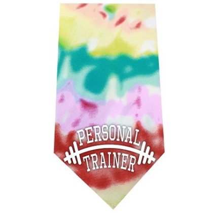 Personal Trainer Screen Print Bandana Tie Dye