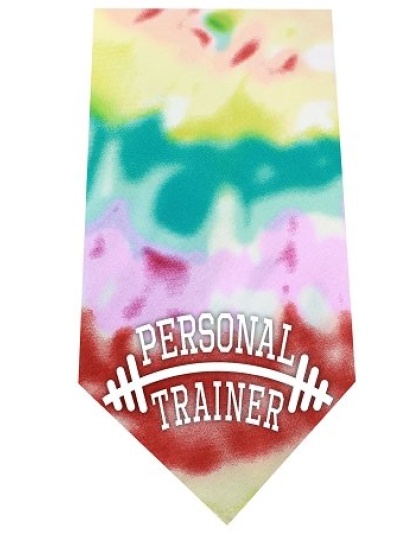 Personal Trainer Screen Print Bandana Tie Dye