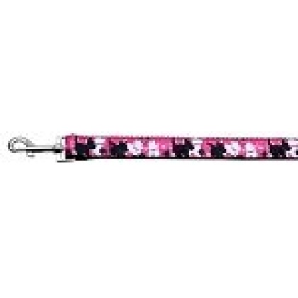 Plaid Pups Nylon Ribbon Collars 1 wide 6ft Leash