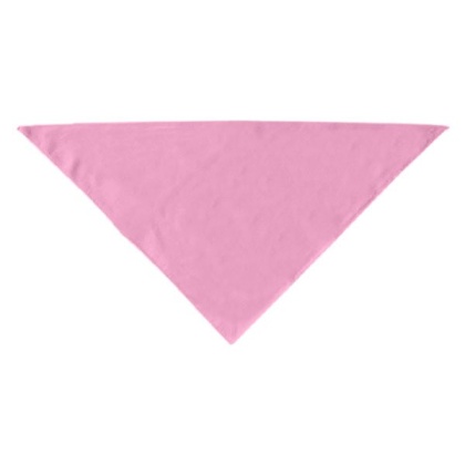 Plain Bandana Light Pink Large