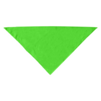 Plain Bandana Lime Green Large