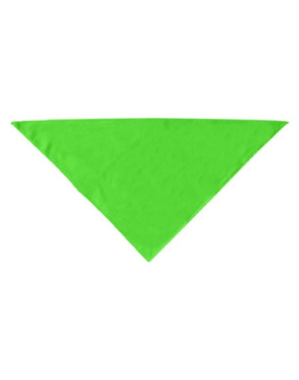 Plain Bandana Lime Green Large