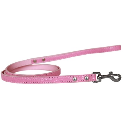Plain Croc Leash Light Pink 1/2'' wide x 4' long