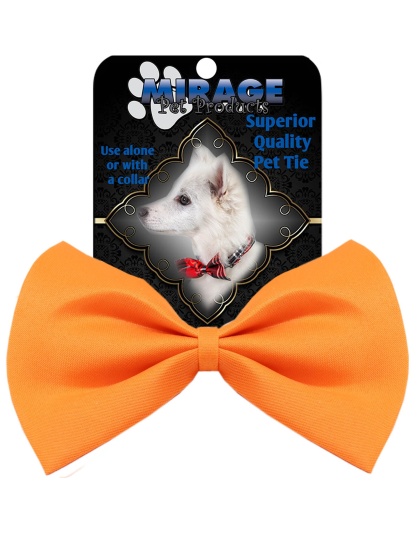 Plain Orange Bow Tie