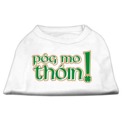 Pog Mo Thoin Screen Print Shirt White Lg