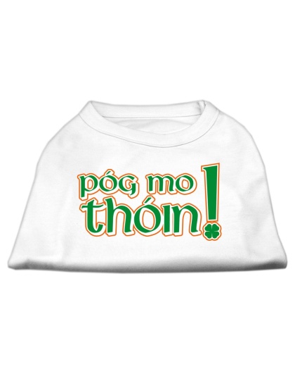 Pog Mo Thoin Screen Print Shirt White Lg