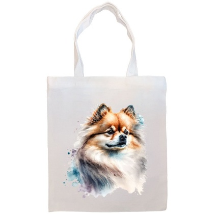 Pomeranian Canvas Tote Bag Style2