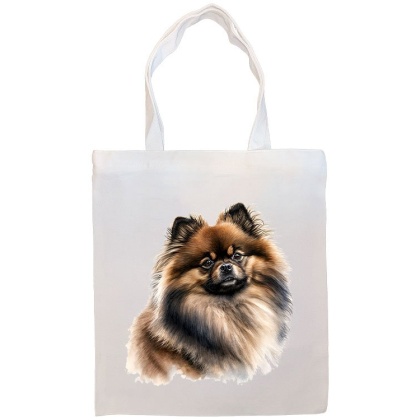 Pomeranian Canvas Tote Bag Style3